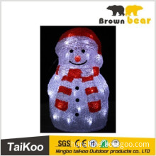 snowman christmas window light decoration